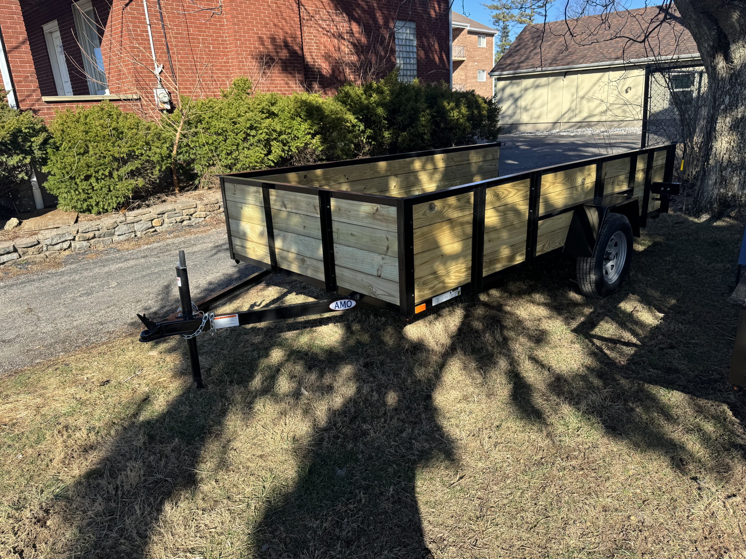 6 X 12 High Side Utility Trailer